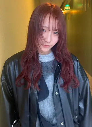 ロング カラー 中津 /kipi アカネのヘアスタイル