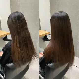 ミディアム 髪質改善ヘアケア 艶髪特化/上田のヘアスタイル