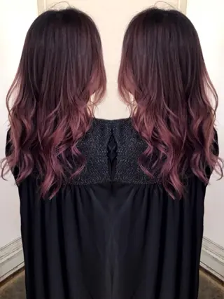 ロング カラー パーマ 三輪 太一のヘアスタイル