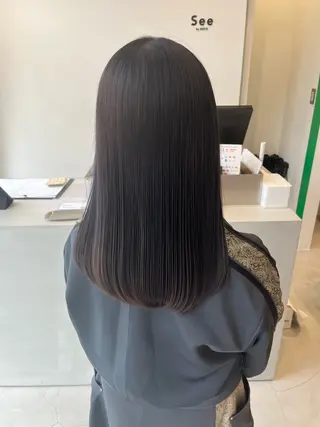 セミロング 高橋 柊和のヘアスタイル