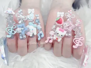 ネイル MoMoA Nail ネイル長さ出し専門店のネイルデザイン