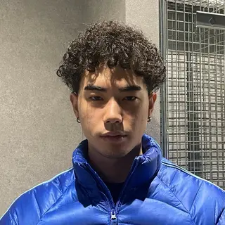 パーマ メンズ 志村 シュンスケのヘアスタイル
