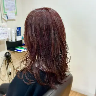 ミディアム カラー 森山 雄太のヘアスタイル