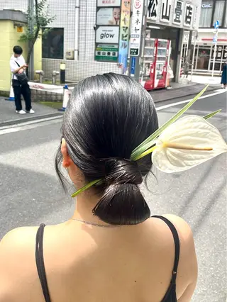 ロング ヘアアレンジ メンズパーマ/ 横浜/佐藤桃香 🦥のヘアスタイル