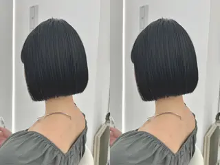 ショート 韓国風レイヤー 日向 GINZAのヘアスタイル