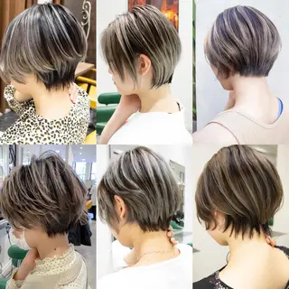 ショート カラー Re:ta Hair 飯田淳平のヘアスタイル