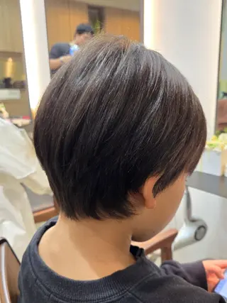 キッズ メンズ ショート 野村 果音(カノン)のヘアスタイル