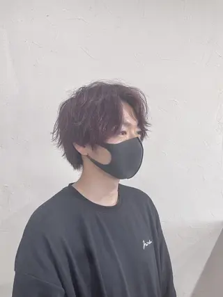 ショート カラー メンズ soin by poshのヘアスタイル