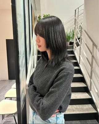 ミディアム カラー パーマ ヘアアレンジ キッズ stylist 🌸 kana.のヘアスタイル
