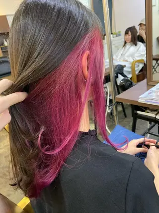 ロング カラー 【艶髪×韓国風】 毛流れ職人 RYOのヘアスタイル