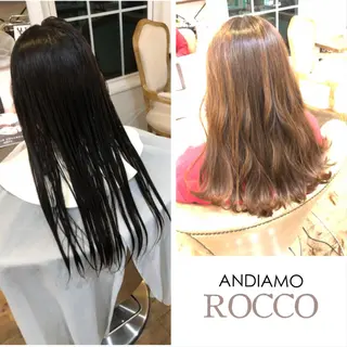 ロング カラー 竹廣 春奈のヘアスタイル
