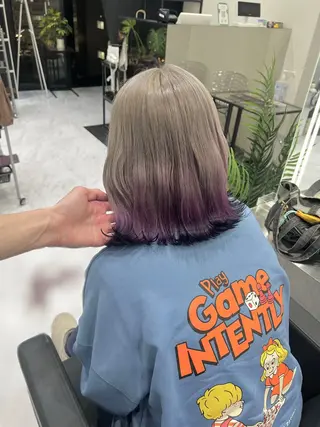 カラー SALOWIN栄 高須大貴のヘアスタイル
