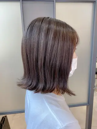 ミディアム カラー 【透明感、艶髪】西村 有司のヘアスタイル