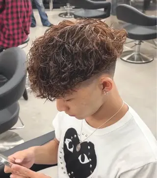 カラー パーマ メンズ 福井祥太／海外風 /プードルパーマのヘアスタイル
