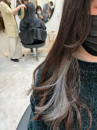セミロング 仁和山 健汰のヘアスタイル