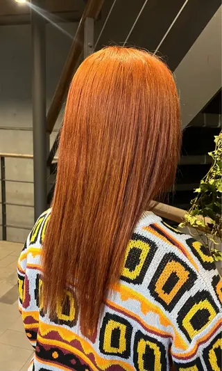 カラー AYANE ◝✩韓国ヘアのヘアスタイル
