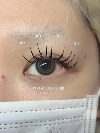 マツエク・マツパ bunny doll所属・YUA bunny_dollのマツエク・マツパデザイン