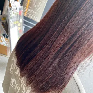 ミディアム カラー 髪質改善特化 安東駿介のヘアスタイル