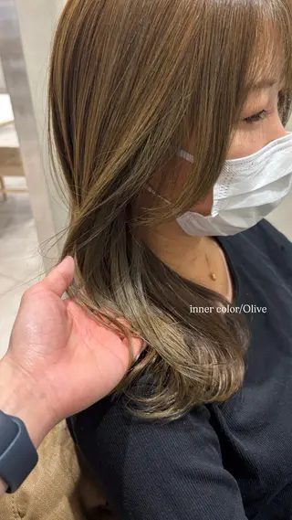 セミロング カラー fuu＋ ｍａｎａｍｉのマツエク・マツパデザイン