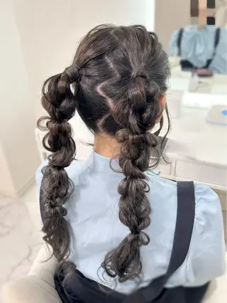 ロング ヘアアレンジ ヘアセット専門店 Rのヘアスタイル