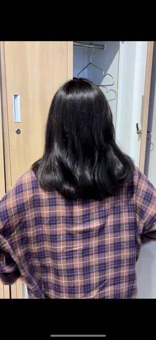 ミディアム カラー オリーブ🎶アッシュ グレージュちひろ🧸のヘアスタイル