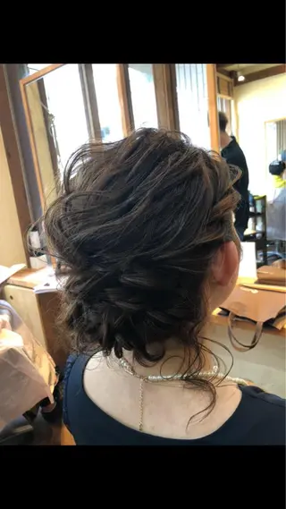 ミディアム ヘアアレンジ ✨🌿大人可愛い愛さ れhair🌿✨松本のヘアスタイル