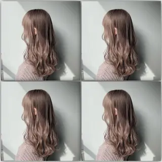 セミロング カラー レイヤーダブルカラー KYON店長のヘアスタイル