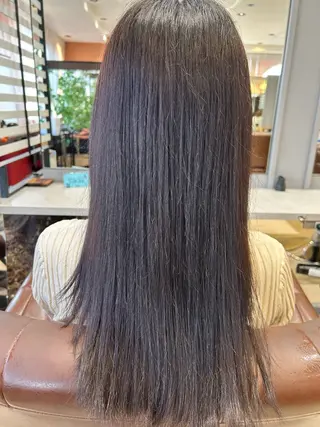 セミロング カラー 京久野 美咲⭐️のヘアスタイル