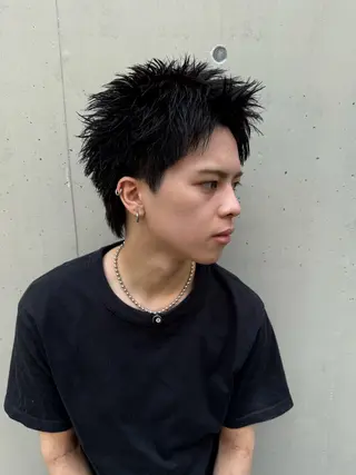 ショート パーマ メンズ 亀井隆汰/メンズ専門 パーマ特化美容師のヘアスタイル