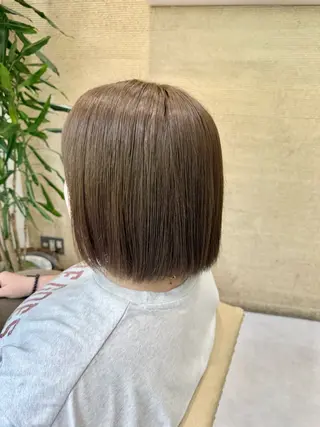 カラー ブリーチなしwカラー /艶カラー/oukaのヘアスタイル