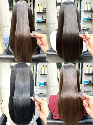 ロング カラー OVER→三軒茶屋 /縮毛矯正・髪質改善のヘアスタイル