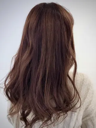 ロング カラー 【韓国風／艶髪】 モテヘア/Ayanoのヘアスタイル