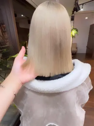 ミディアム カラー 🧡色落ちまで2度綺 麗なカラー🧡ヨシキのヘアスタイル