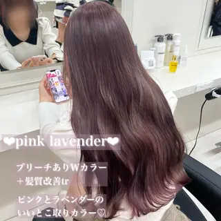 セミロング カラー 💟RINNA 艶カラー💟のヘアスタイル