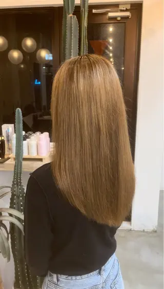 ロング カラー 🇰🇷韓国レイヤー 韓国風ボブのヘアスタイル