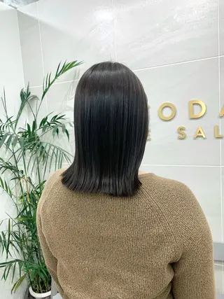 ミディアム カラー 本格ヘッドスパ🌿 ×ヘア 佐藤のヘアスタイル