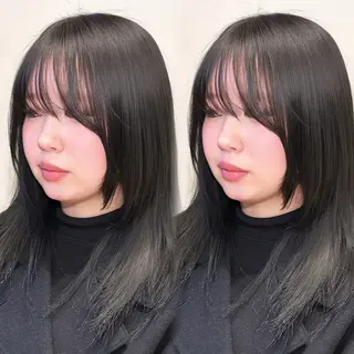 カラー 透明感カラー×レイヤ ー🧊横田 冴のヘアスタイル