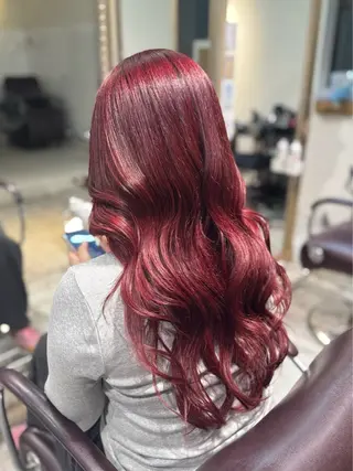 ロング カラー 暖色カラー/艶カラー mitsuki🌴のヘアスタイル