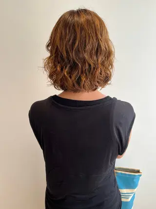 ショート パーマ nono/パーマ /顔まわりカット🐈のヘアスタイル