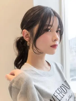 ミディアム 絶対可愛い暖色カラー 🌷うる艶🌷結奈✨のヘアスタイル