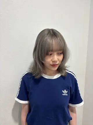 ミディアム 『大西　陸』 透明感color🔆のヘアスタイル