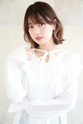 ショート 透明感カラー/ボブ/ 瀬島せりかのヘアスタイル