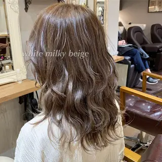セミロング カラー ヘアアレンジ 代表🎀 ふわモテ愛 され髪🩷yumiのヘアスタイル