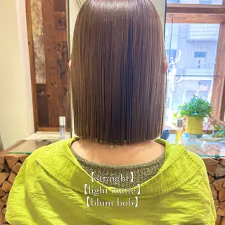 ミディアム カラー パーマ ⌇🌹透明感カラー 🌹ᴍᴇɢᴜᴍɪ ⌇のヘアスタイル