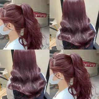 セミロング カラー ブリーチなしカラー kana🐱のヘアスタイル