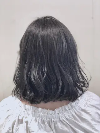 ミディアム カラー パーマ ヘアアレンジ 【ツヤ髪美容師】 ツダケイスケのヘアスタイル