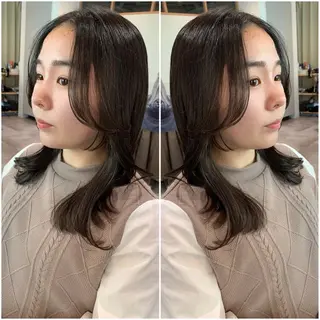 セミロング ヘアアレンジ 韓国hair🦋 Nanaのヘアスタイル