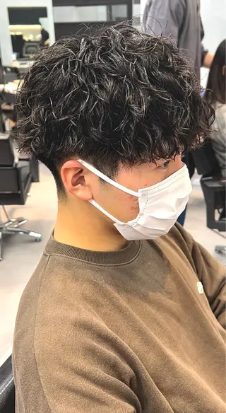 ショート パーマ メンズ 🦩パーマン🦩佐藤 航太のヘアスタイル