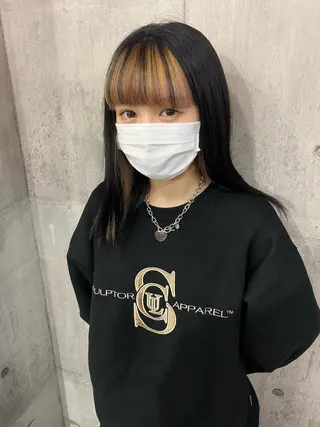 ミディアム カラー SHURI❤️🔥 中/韓mix ♡のヘアスタイル