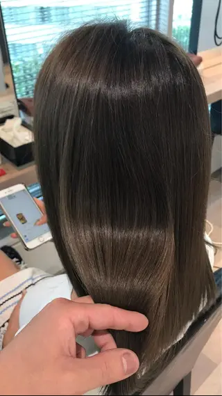 ロング 髪質改善/美髪矯正 逸見　嘉秀のヘアスタイル